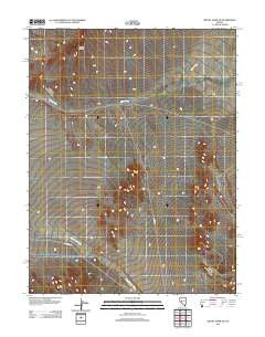 Mount Annie SE Nevada Historical topographic map, 1:24000 scale, 7.5 X 7.5 Minute, Year 2011