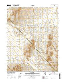 Mount Annie SE Nevada Current topographic map, 1:24000 scale, 7.5 X 7.5 Minute, Year 2014
