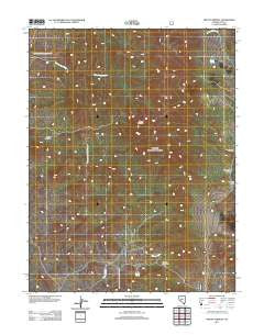 Mount Ardivey Nevada Historical topographic map, 1:24000 scale, 7.5 X 7.5 Minute, Year 2011