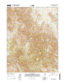 Mount Ferguson Nevada Current topographic map, 1:24000 scale, 7.5 X 7.5 Minute, Year 2014