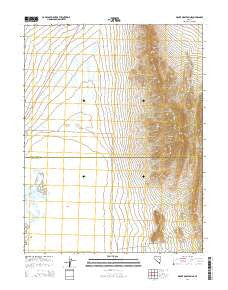 Mount Grafton NE Nevada Current topographic map, 1:24000 scale, 7.5 X 7.5 Minute, Year 2014