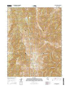 Mount Grant Nevada Current topographic map, 1:24000 scale, 7.5 X 7.5 Minute, Year 2014
