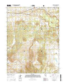 Mount Hicks Nevada Current topographic map, 1:24000 scale, 7.5 X 7.5 Minute, Year 2014