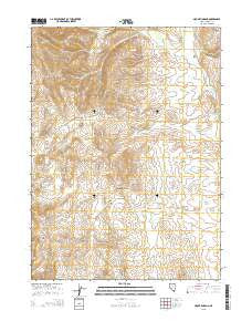 Mount Ichabod Nevada Current topographic map, 1:24000 scale, 7.5 X 7.5 Minute, Year 2015