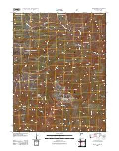 Mount Moriah Nevada Historical topographic map, 1:24000 scale, 7.5 X 7.5 Minute, Year 2012