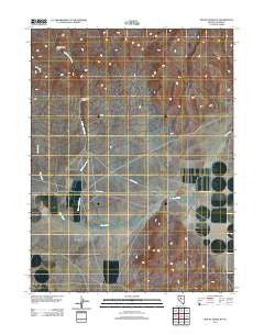 Mount Moses SE Nevada Historical topographic map, 1:24000 scale, 7.5 X 7.5 Minute, Year 2011