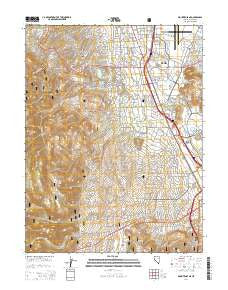 Mount Rose NE Nevada Current topographic map, 1:24000 scale, 7.5 X 7.5 Minute, Year 2014