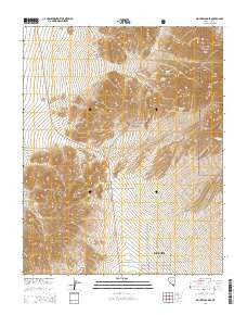 Mount Schader Nevada Current topographic map, 1:24000 scale, 7.5 X 7.5 Minute, Year 2014