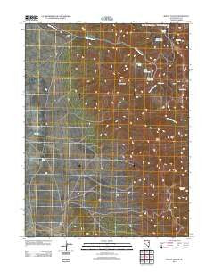 Mount Taylor Nevada Historical topographic map, 1:24000 scale, 7.5 X 7.5 Minute, Year 2012