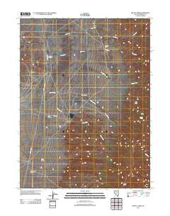 Mount Tobin Nevada Historical topographic map, 1:24000 scale, 7.5 X 7.5 Minute, Year 2011