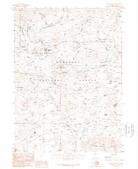 Mountain City Nevada Historical topographic map, 1:24000 scale, 7.5 X 7.5 Minute, Year 1986