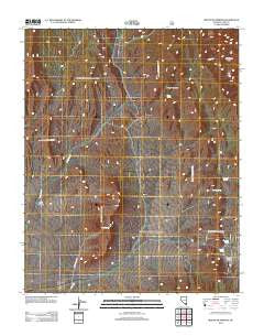 Mountain Springs Nevada Historical topographic map, 1:24000 scale, 7.5 X 7.5 Minute, Year 2012