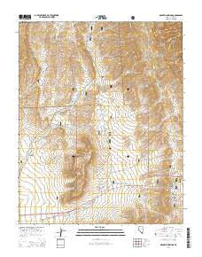 Mountain Springs Nevada Current topographic map, 1:24000 scale, 7.5 X 7.5 Minute, Year 2014