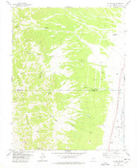 Mt. Grafton Nevada Historical topographic map, 1:24000 scale, 7.5 X 7.5 Minute, Year 1978