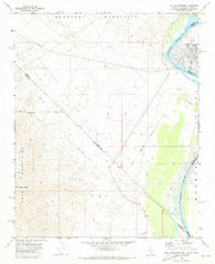 Mt. Manchester California Historical topographic map, 1:24000 scale, 7.5 X 7.5 Minute, Year 1970