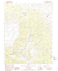 Mt. Montgomery Nevada Historical topographic map, 1:24000 scale, 7.5 X 7.5 Minute, Year 1987