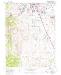 Mt. Rose NE Nevada Historical topographic map, 1:24000 scale, 7.5 X 7.5 Minute, Year 1969