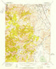 Mt. Rose Nevada Historical topographic map, 1:62500 scale, 15 X 15 Minute, Year 1952