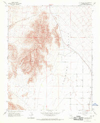 Mt. Schader SE Nevada Historical topographic map, 1:24000 scale, 7.5 X 7.5 Minute, Year 1968