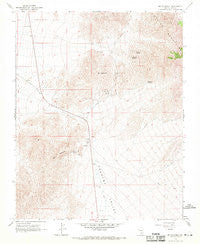 Mt. Schader Nevada Historical topographic map, 1:24000 scale, 7.5 X 7.5 Minute, Year 1968