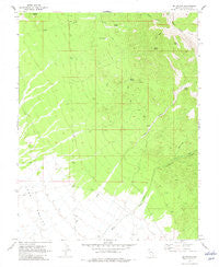 Mt. Wilson Nevada Historical topographic map, 1:24000 scale, 7.5 X 7.5 Minute, Year 1970