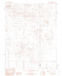 Mud Lake NW Nevada Historical topographic map, 1:24000 scale, 7.5 X 7.5 Minute, Year 1987