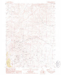 Mud Spring Gulch Nevada Historical topographic map, 1:24000 scale, 7.5 X 7.5 Minute, Year 1985