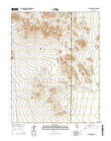 Mud Lake NW Nevada Current topographic map, 1:24000 scale, 7.5 X 7.5 Minute, Year 2014