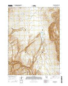 Mud Meadow Nevada Current topographic map, 1:24000 scale, 7.5 X 7.5 Minute, Year 2015