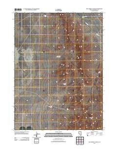 Mud Spring Canyon Nevada Historical topographic map, 1:24000 scale, 7.5 X 7.5 Minute, Year 2011