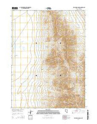 Mud Spring Canyon Nevada Current topographic map, 1:24000 scale, 7.5 X 7.5 Minute, Year 2015