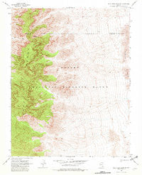 Mule Deer Ridge SE Nevada Historical topographic map, 1:24000 scale, 7.5 X 7.5 Minute, Year 1969