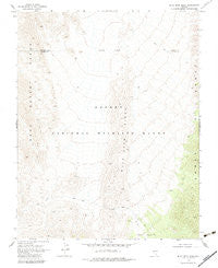 Mule Deer Ridge Nevada Historical topographic map, 1:24000 scale, 7.5 X 7.5 Minute, Year 1969