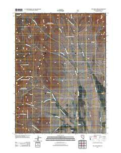 Mullinix Creek Nevada Historical topographic map, 1:24000 scale, 7.5 X 7.5 Minute, Year 2011