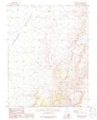 Murphy Gap NW Nevada Historical topographic map, 1:24000 scale, 7.5 X 7.5 Minute, Year 1985