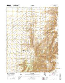 Murphy Gap NW Nevada Current topographic map, 1:24000 scale, 7.5 X 7.5 Minute, Year 2014