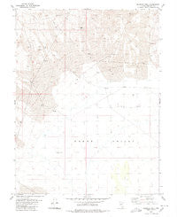 Murphys Well Nevada Historical topographic map, 1:24000 scale, 7.5 X 7.5 Minute, Year 1980