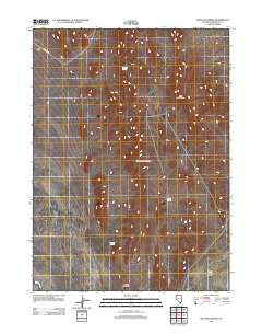 Mustang Spring Nevada Historical topographic map, 1:24000 scale, 7.5 X 7.5 Minute, Year 2011