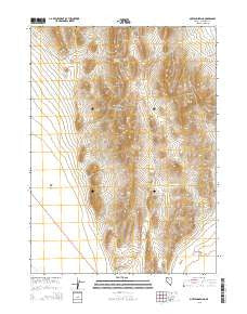 Mustang Spring Nevada Current topographic map, 1:24000 scale, 7.5 X 7.5 Minute, Year 2015