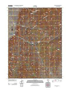 Needle Peak Nevada Historical topographic map, 1:24000 scale, 7.5 X 7.5 Minute, Year 2011