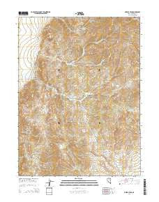 Needle Peak Nevada Current topographic map, 1:24000 scale, 7.5 X 7.5 Minute, Year 2014