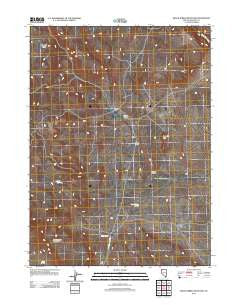 Nellie Spring Mountain Nevada Historical topographic map, 1:24000 scale, 7.5 X 7.5 Minute, Year 2011