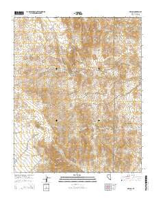 Nelson Nevada Current topographic map, 1:24000 scale, 7.5 X 7.5 Minute, Year 2014
