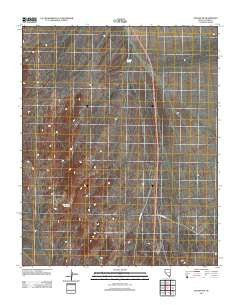 Nelson SW Nevada Historical topographic map, 1:24000 scale, 7.5 X 7.5 Minute, Year 2012
