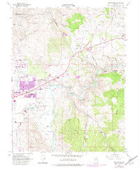 New Empire Nevada Historical topographic map, 1:24000 scale, 7.5 X 7.5 Minute, Year 1968