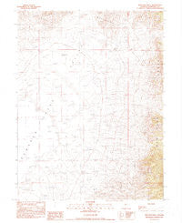 New Pass Well Nevada Historical topographic map, 1:24000 scale, 7.5 X 7.5 Minute, Year 1990
