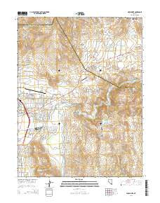 New Empire Nevada Current topographic map, 1:24000 scale, 7.5 X 7.5 Minute, Year 2014