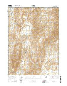 New York Peak Nevada Current topographic map, 1:24000 scale, 7.5 X 7.5 Minute, Year 2015