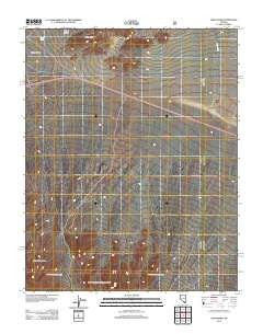 Niavi Wash Nevada Historical topographic map, 1:24000 scale, 7.5 X 7.5 Minute, Year 2012
