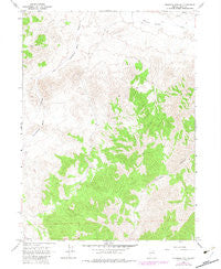 Ninemile Mtn NE Nevada Historical topographic map, 1:24000 scale, 7.5 X 7.5 Minute, Year 1967